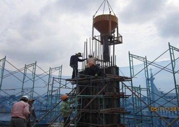 QUY TRÌNH ĐỔ BÊ TÔNG CỘT DẦM SÀN