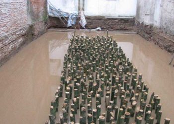 Kinh nghiệm làm móng nhà cấp 4 trên nền đất yếu như ao hồ đất mượn