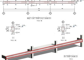 Nguyên tắc cấu tạo cốt thép dầm