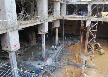 Tổ chức thi công xây dựng phần hầm công trình bằng phương pháp thi công topdown