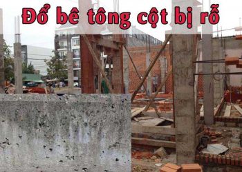 Tư vấn cách đổ bê tông cột không bị rỗ