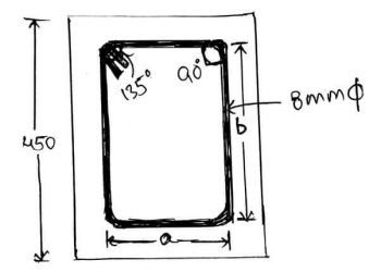 TÍNH CHIỀU DÀI MÓC UỐN CONG CỦA ĐAI CỐT THÉP