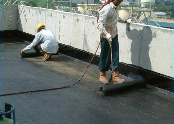 Thi công chống thấm nhà bằng nhựa đường