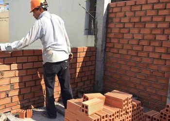 Những lưu ý khi xây tường gạch công trình nhà ở dân dụng