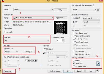 Xuất ra file pdf cho bản vẽ autocad