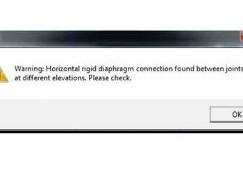 Khắc phục lỗi khi khai báo diaphragm trong etabs