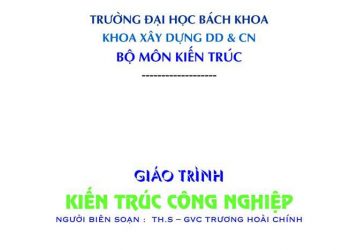 Giáo trình kiến trúc công nghiệp ths trương hoài chính