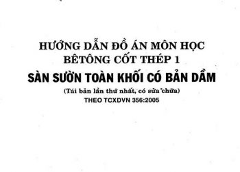 Hướng dẫn đồ án môn học bê tông cốt thép 1