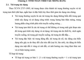 Tài liệu xây dựng tính toán thiết kế móng băng