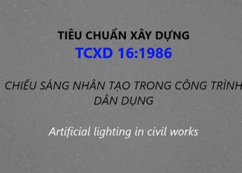 Tiêu chuẩn xây dựng 16-1986 chiếu sáng nhân tạo trong công trình