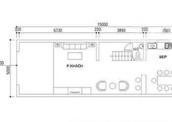 Tư vấn thiết kế nhà lô 75m2 hiện đại hợp phong thủy