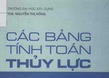 Ebook các bảng tính toán thủy lực