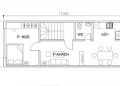 Tư vấn thiết kế nhà cho hai hộ gia đình sử dụng dt 46m2