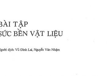 Bài tập sức bền vật liệu vũ đình lai nguyễn văn nhậm