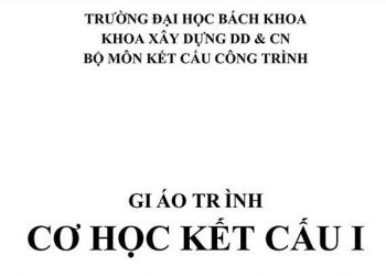 Cơ học kết cấu 1