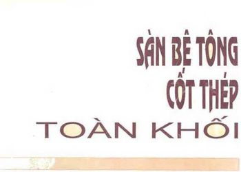 Ebook sàn bêtông cốt thép toàn khối