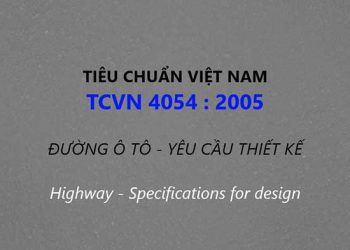 Tiêu chuẩn việt nam 4054-2005 đường ôtô yêu cầu thiết kế