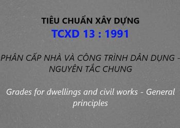 Tiêu chuẩn xây dựng 13-1991 phân cấp nhà và công trình dân dụng