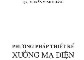 Ebook phương pháp thiết kế xưởng mạ điện