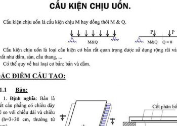 Cấu kiện chịu uốn